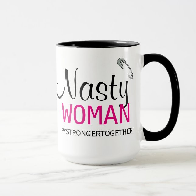 EKLIGE FRAU - Sicherheits-Button - stärker Tasse (Rechts)
