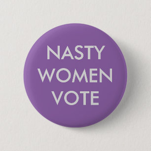 Eklige Frauen-Abstimmung Button