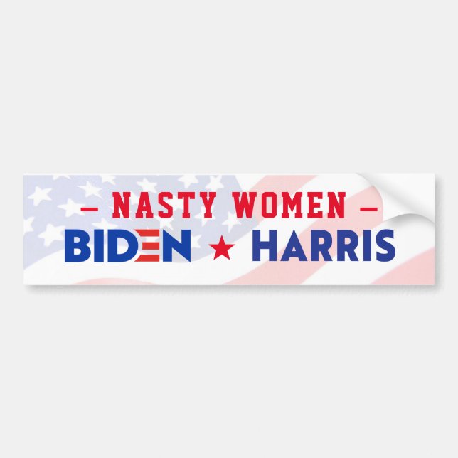EKLIGE FRAUEN FÜR JOE BIDEN & KAMALA HARRIS 2020 AUTOAUFKLEBER (Vorne)