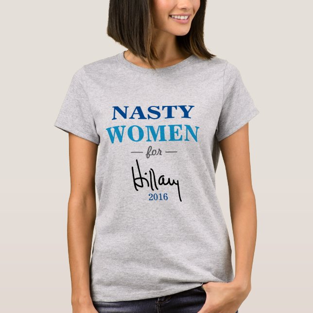 EKLIGE FRAUEN für Kampagnen-Shirt Hillary Clinton T-Shirt (Vorderseite)