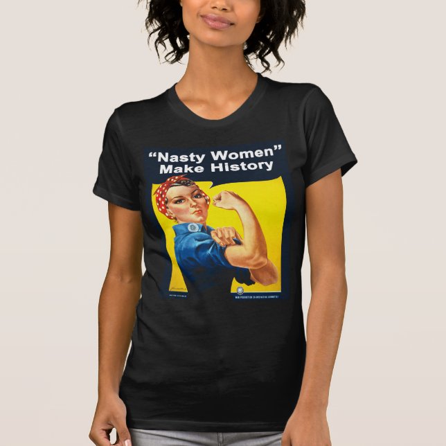 Eklige Frauen - Rosie der Nieteneinschläger T-Shirt (Vorderseite)