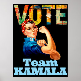 Eklige Frauen wählen Politisches Poster-Team Kamal Poster