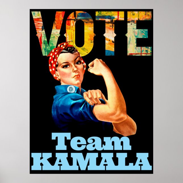 Eklige Frauen wählen Politisches Poster-Team Kamal Poster (Vorne)