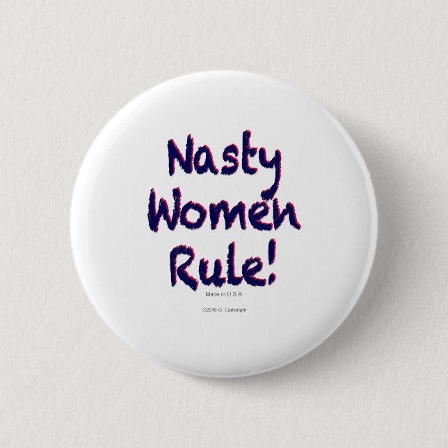 Eklige Frauenherrschaft Button (Vorderseite)