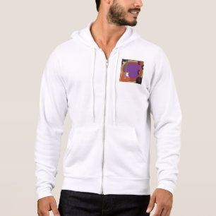 Eklige Gitarre und Vinyl-Schallplatten Vintage-Mus Hoodie