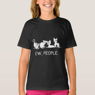Eklige Leute Lustiger Katzenspruch Geschenk fü T-Shirt