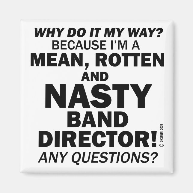 Ekliger Banddirektor Magnet (Vorne)