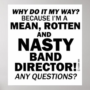Ekliger Banddirektor Poster