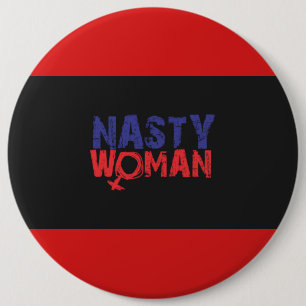 Ekliger Frauen-Knopf Button