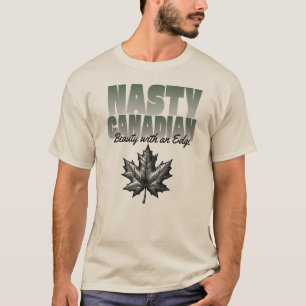 Ekliges kanadisches Ahornblatt T-Shirt