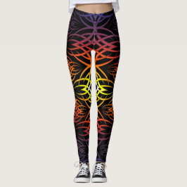 Eklipse-Tapete (Regenbogen) Leggings