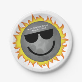 Eklipse-Teil-Papier-Teller Pappteller