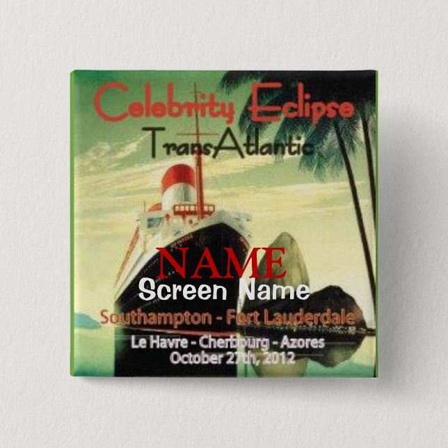 Eklipse transatlantisches 2012 button (Vorderseite)