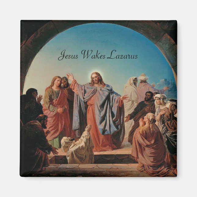 Ekman - Jesus Wecke Lazarus Magnet (Vorne)