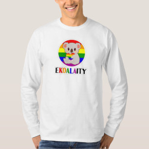 Ekoalaty Equality Gay Koala Bear Funny LGBT Rainbo T-Shirt