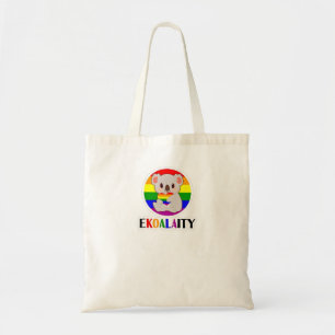 Ekoalaty Equality Gay Koala Bear Funny LGBT Rainbo Tragetasche