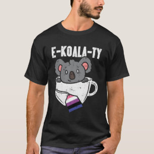Ekoalaty Genderfluid Gleichheit Koala Tea Flag T-Shirt