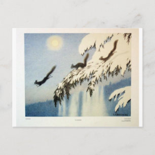 Ekorn i Flukt von Theodor Severin Kittelsen Postkarte