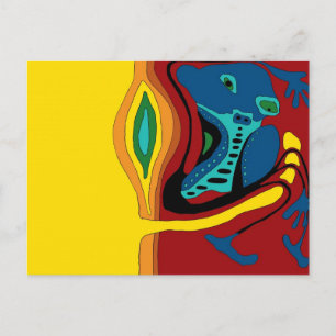 ekos verkrüppelte Postkarte