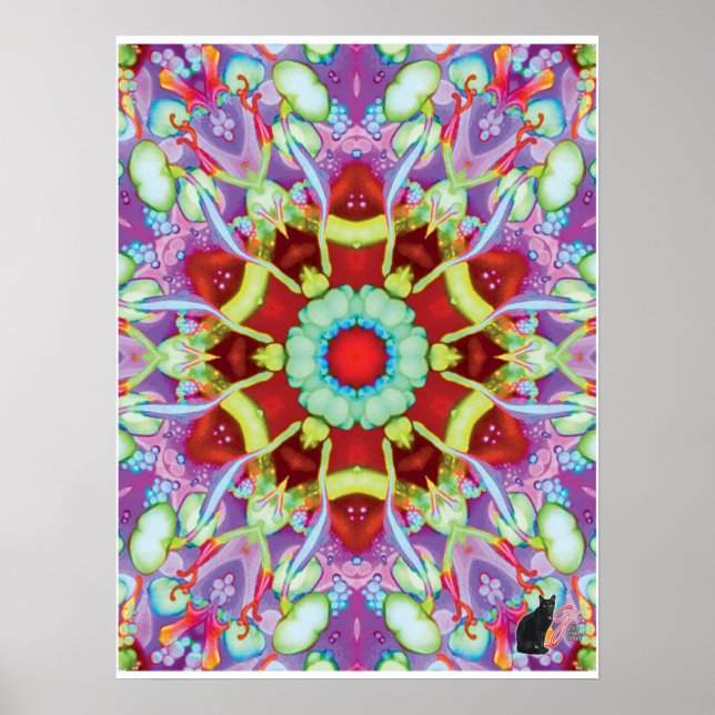 Ektoplasma Kinetic Collage Kaleidoskop Poster (Vorne)