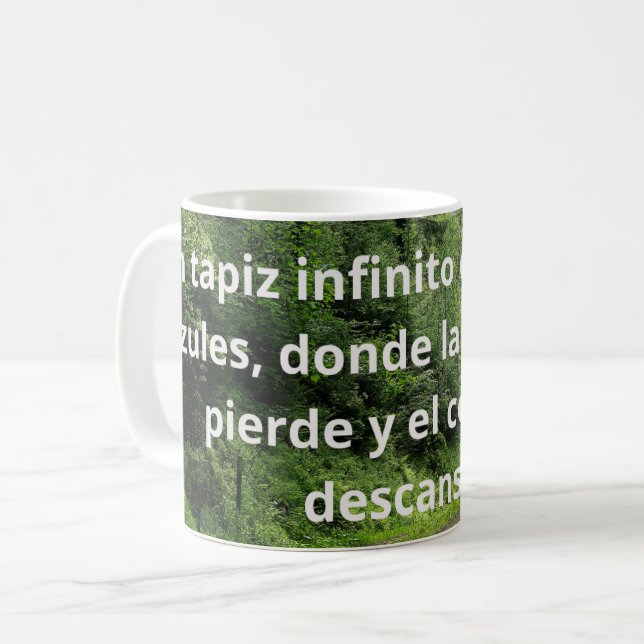 El Abismo Azul y Verde Kaffeetasse (Vorderseite Links)