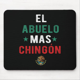 El Abuelo Mas Chingon Spanischer Lehrer Vatertag Mousepad