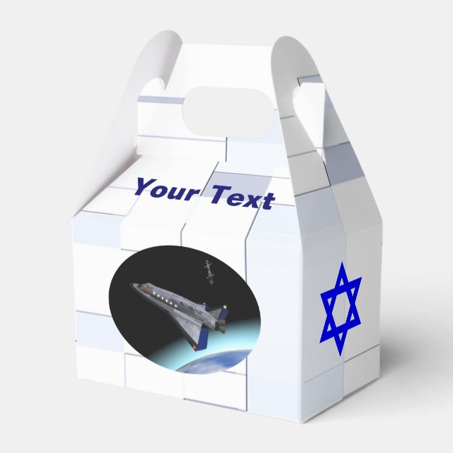 El Al Maslool Space Shuttle Geschenkschachtel (Vorderseite)