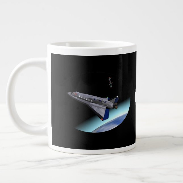 El Al Maslool Space Shuttle Jumbo-Tasse (Links)