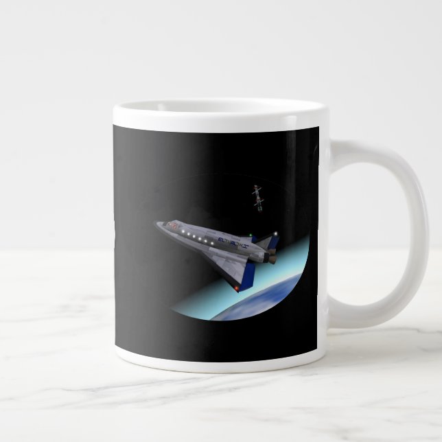 El Al Maslool Space Shuttle Jumbo-Tasse (Rechts)