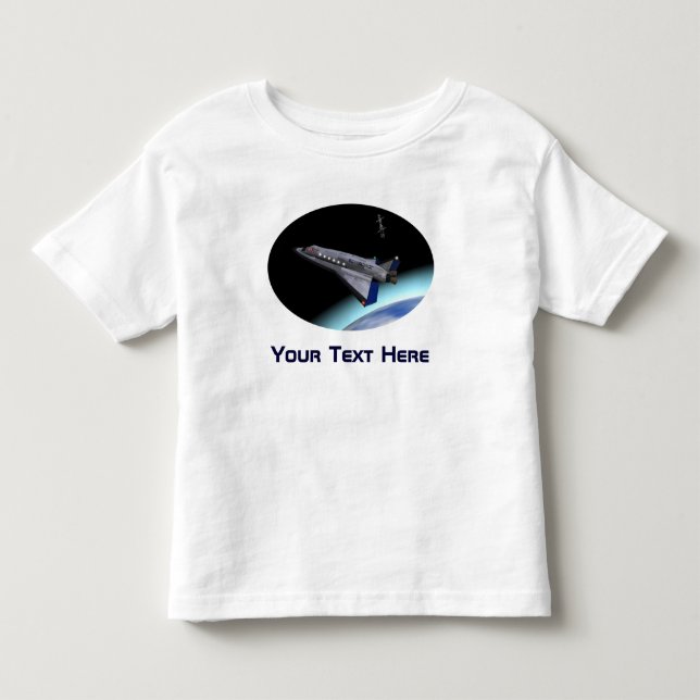 El Al Maslool Space Shuttle Kleinkind T-shirt (Vorderseite)