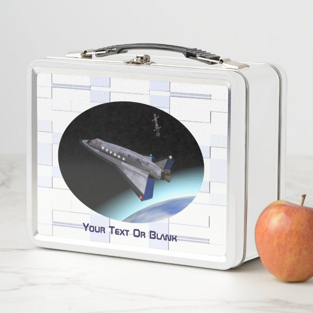 El Al Maslool Space Shuttle Metall Lunch Box (Beispiel)