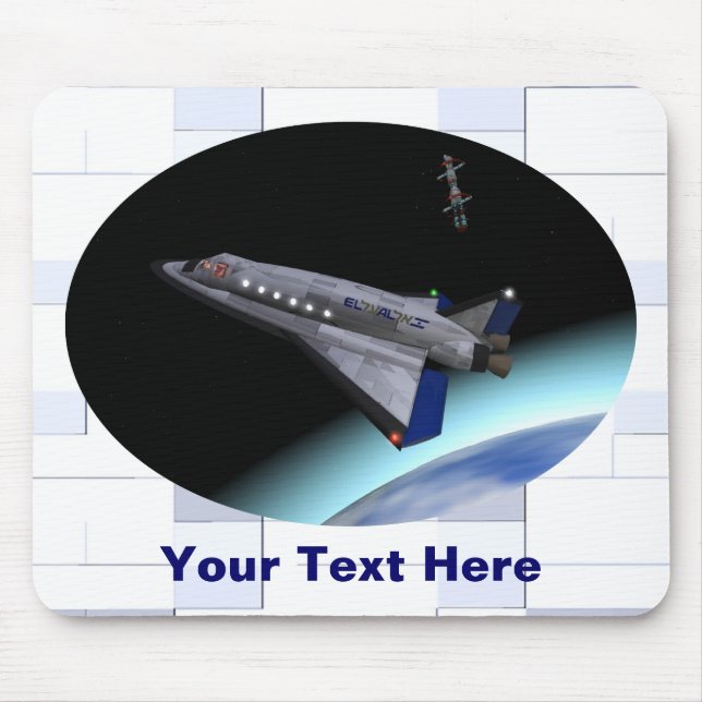 El Al Maslool Space Shuttle Mousepad (Vorne)