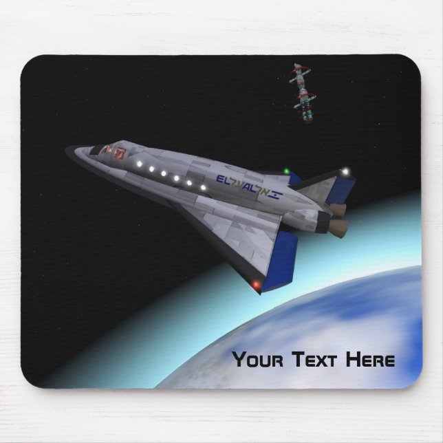 El Al Maslool Space Shuttle Mousepad (Vorne)