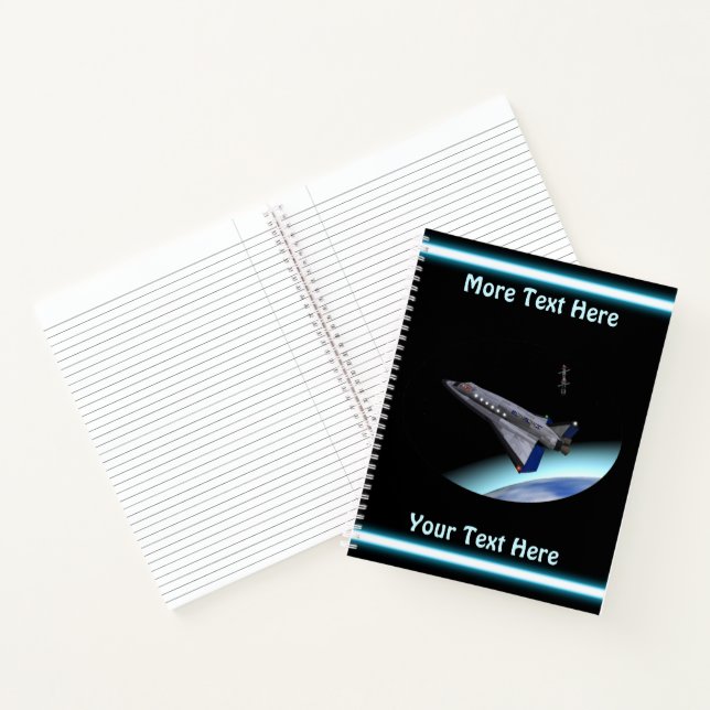 El Al Maslool Space Shuttle Notizbuch (Innenseite)