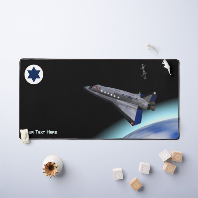 El Al Maslool Space Shuttle Schreibtischunterlage (Kindertisch)