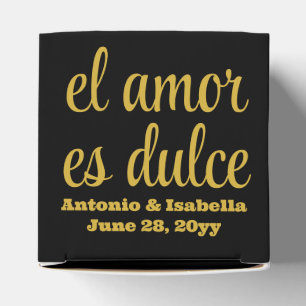 El amor es dulce Hochzeitsempfang Leckerei für Gäs Geschenkschachtel