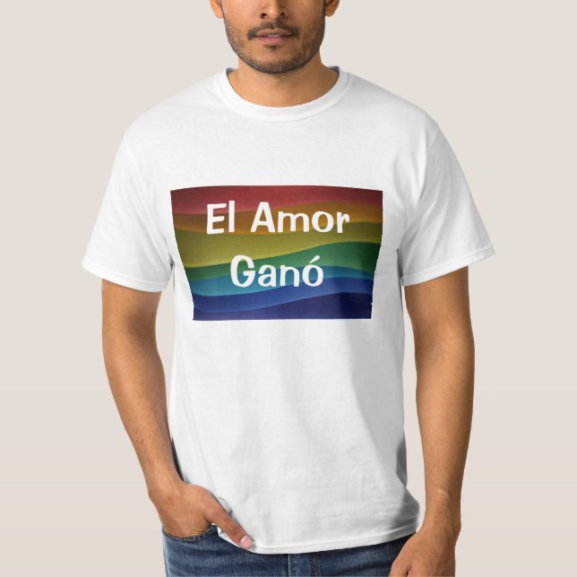EL Amor Ganó - Männer T-Shirt (Vorderseite)