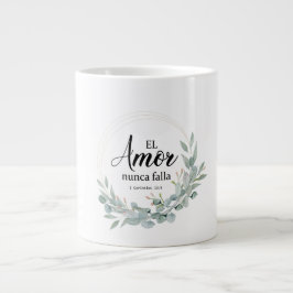 EL AMOR NUNCA FALLA Jumbo-Tasse