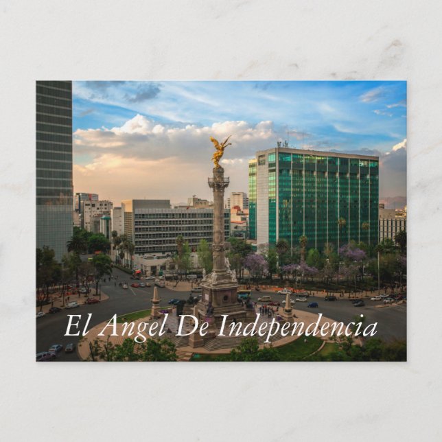 El Angel De Independencia Postkarte (Vorderseite)