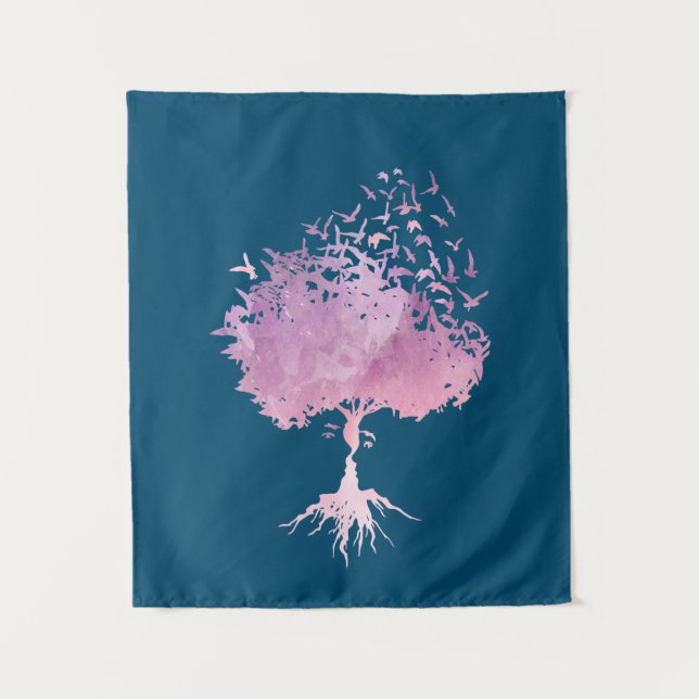EL arbol de la amistad Wandteppich (Vorderseite)