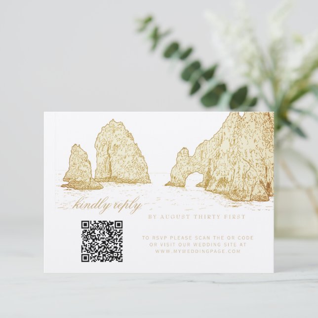 El Arco Cabo San Lucas Antwort QR Code (Stehend Vorderseite)