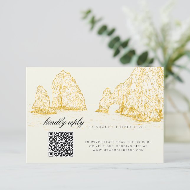 El Arco Cabo San Lucas Antwort QR Code (Stehend Vorderseite)