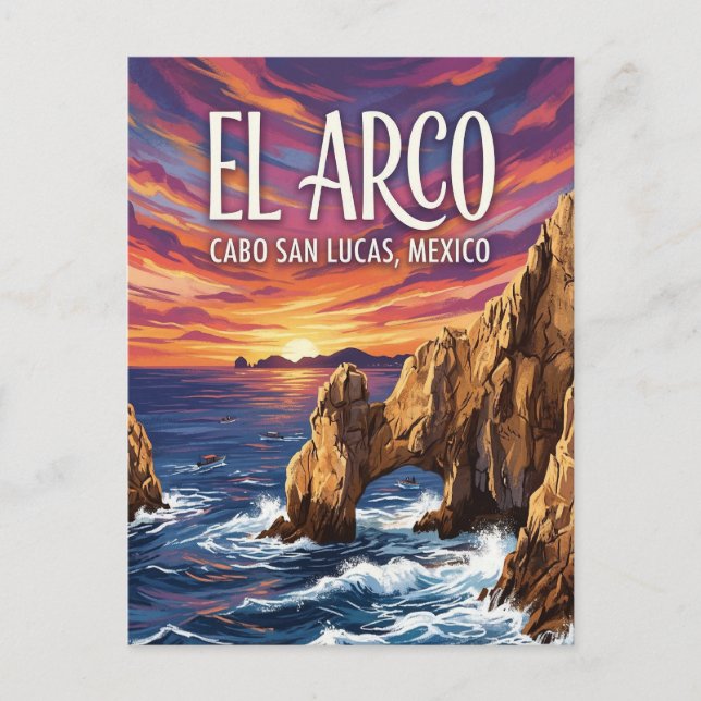 El Arco von Cabo San Lucas Postkarte (Vorderseite)
