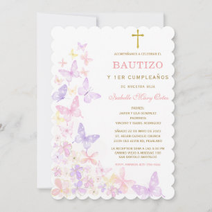 El Bautizo y Primer Añito invitación de nuestra hi Einladung