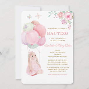 El Bautizo y Primer Añito invitación de nuestra hi Einladung