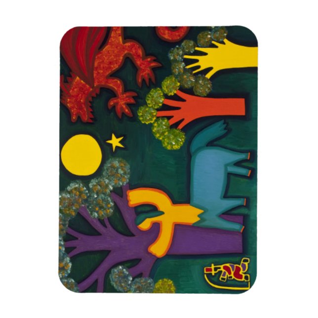 El Bosque Magico de Lucas 2009 Magnet (Vertikal)