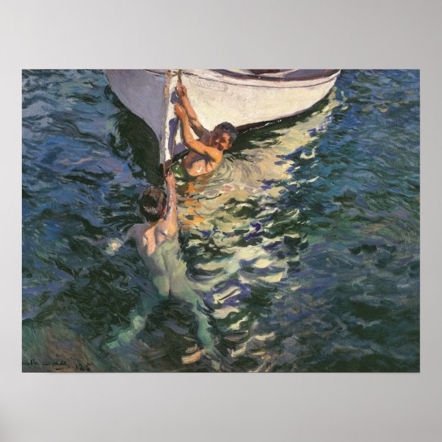 El Bote Blanco Poster (Vorne)