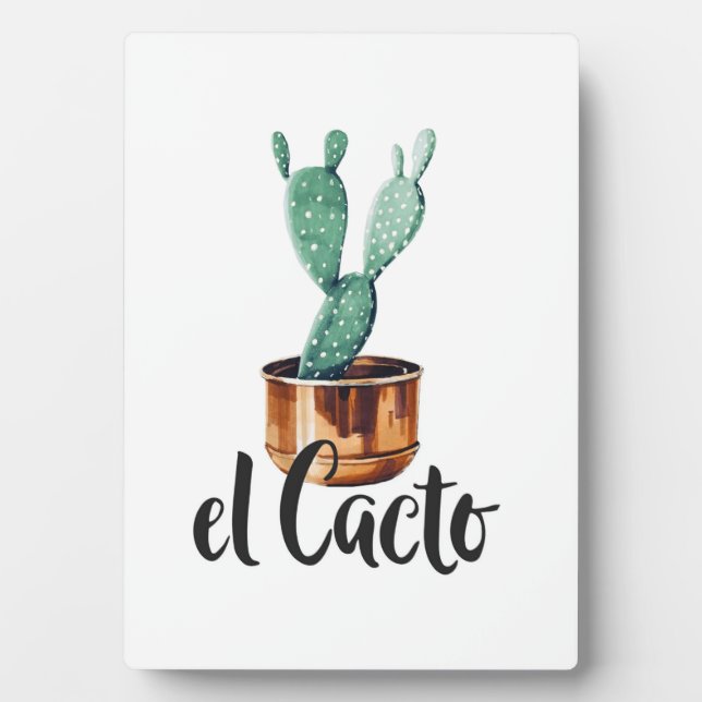 El Cactus Fotoplatte (Vorderseite)