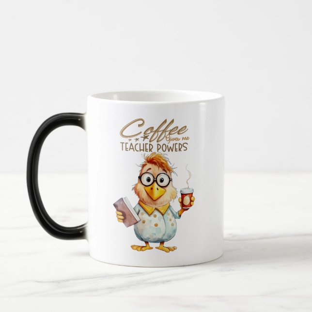 El café me da poderes de maestro verwandlungstasse (Links)