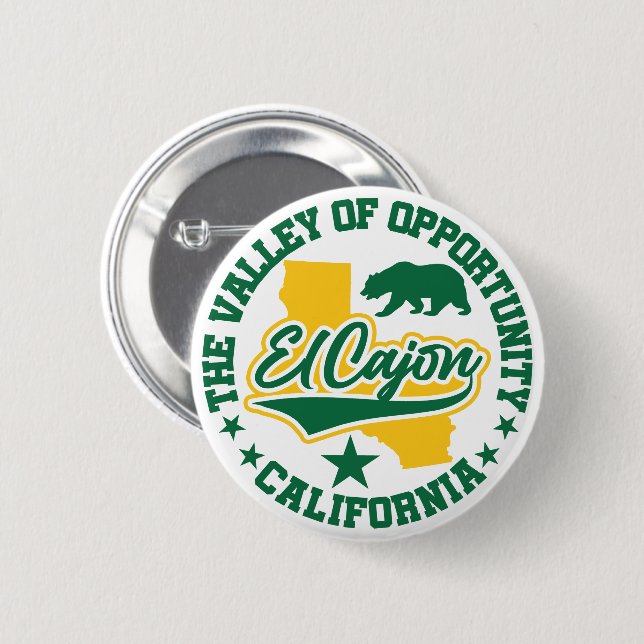 El Cajon, Kalifornien Button (Vorne & Hinten)